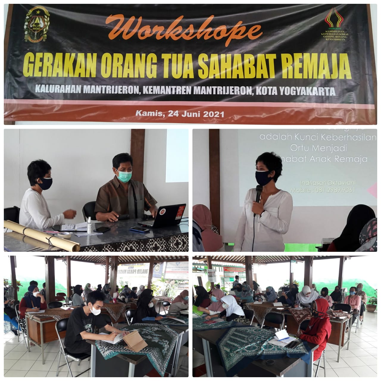 Workshop Gerakan Orang Tua Sahabat (Go Sahabat) Remaja di Kelurahan Mantrijeron